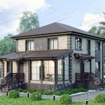 Кирпичный дом 10x13,7 цена в Новосибирске | проект ДС-16