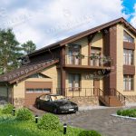 Кирпичный дом 17,2x14,4 цена в Новосибирске | проект ДС-38